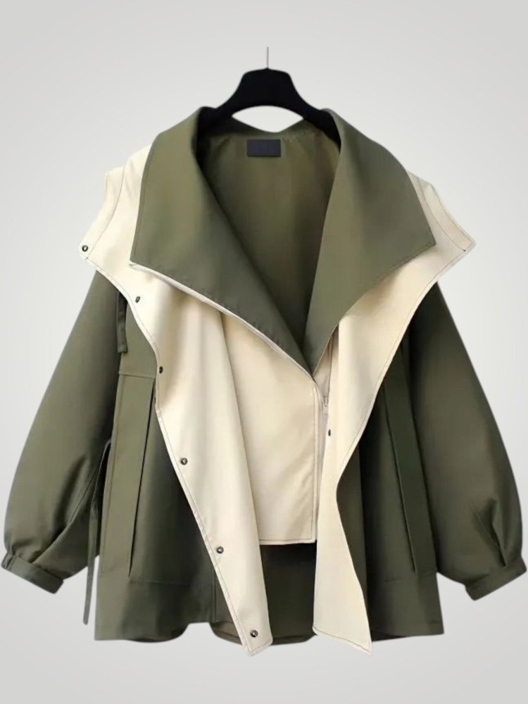 Taillierte Damenjacke für Wind - und Regenschutz - Aurivio Mode