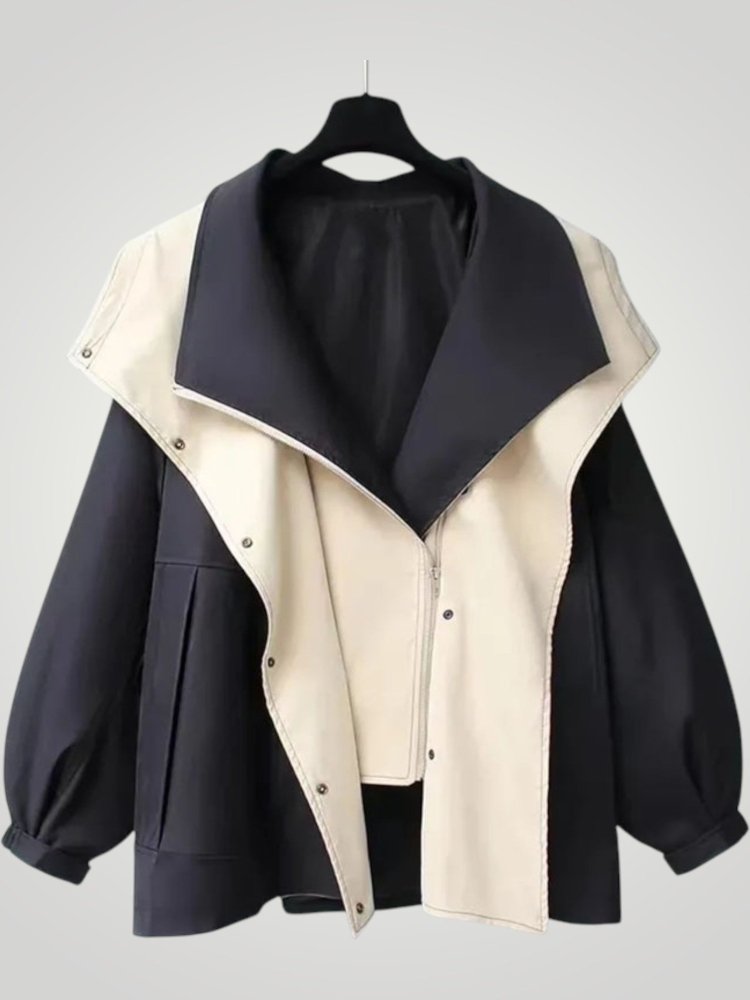 Taillierte Damenjacke für Wind - und Regenschutz - Aurivio Mode