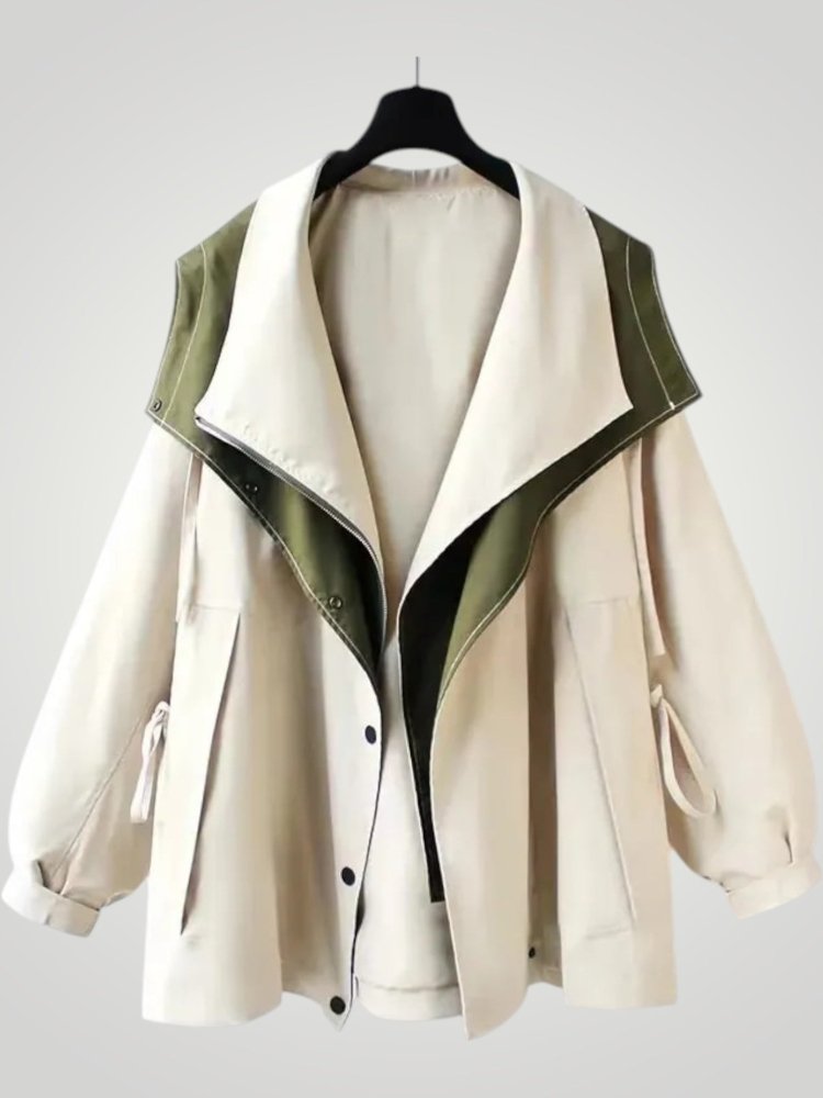 Taillierte Damenjacke für Wind - und Regenschutz - Aurivio Mode
