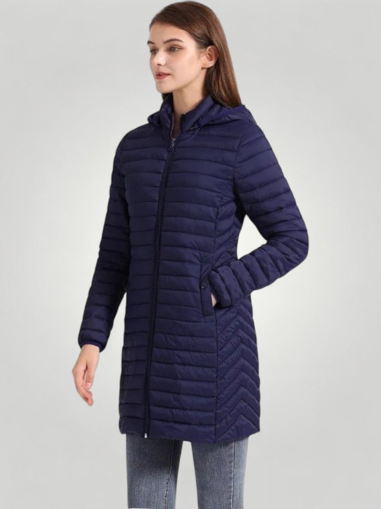 Ultraleichter Damen Parka mit Abnehmbarer Kapuze für Stil und Komfort - Aurivio Mode