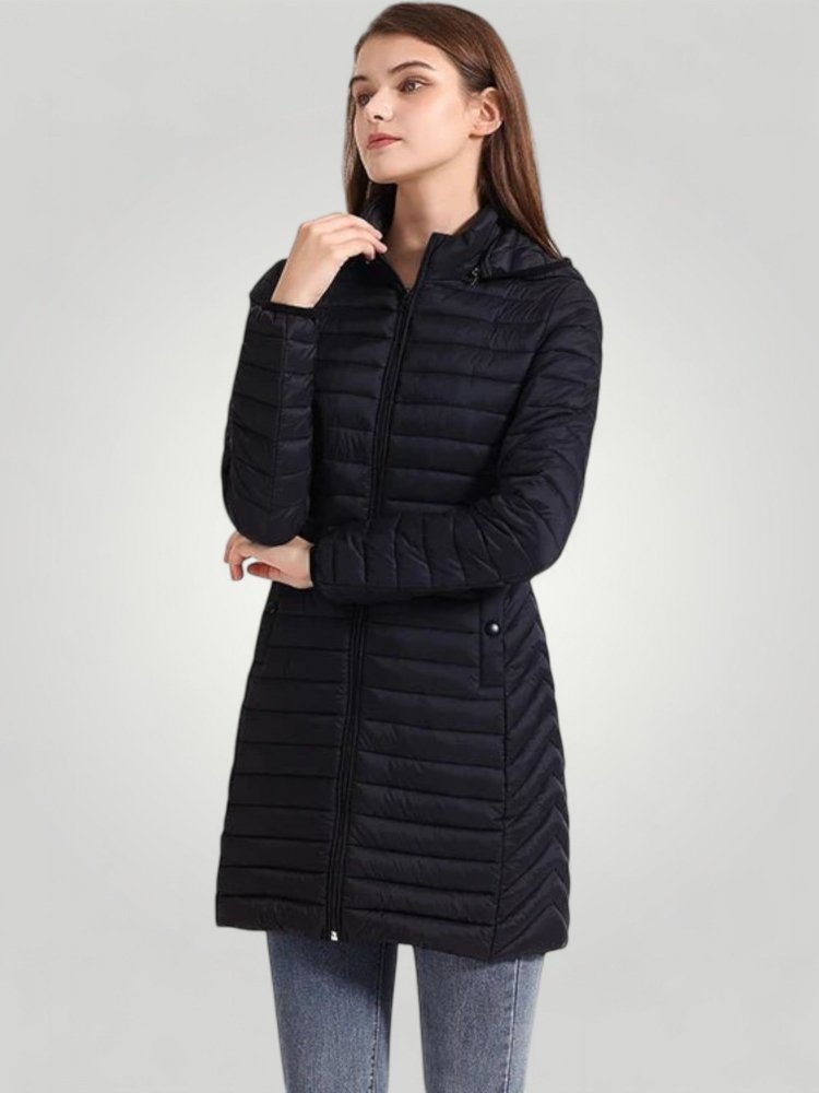 Ultraleichter Damen Parka mit Abnehmbarer Kapuze für Stil und Komfort - Aurivio Mode