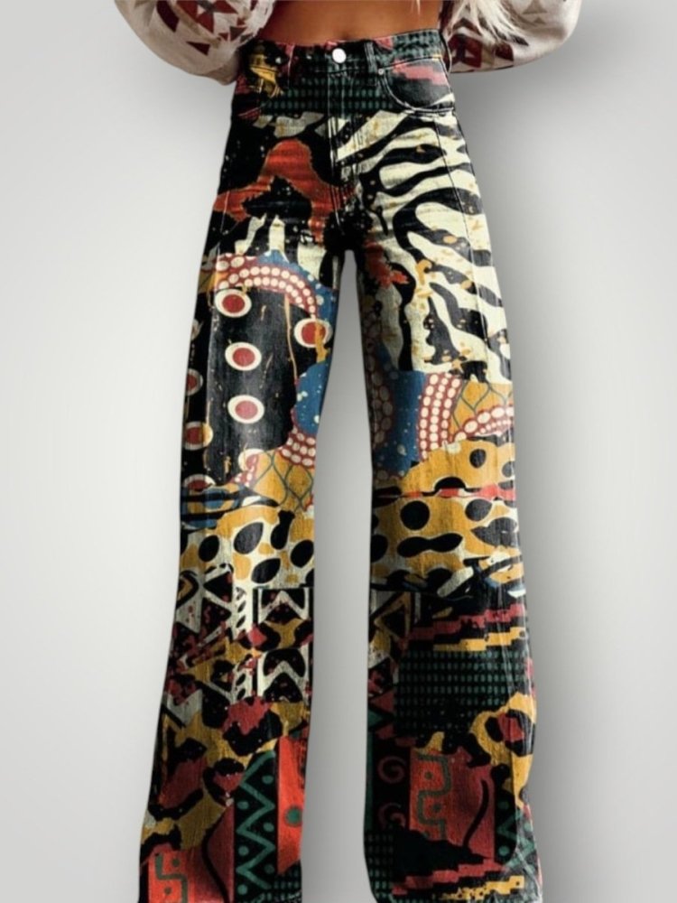 Vintage Damenhose mit Elegantem Schnitt - Aurivio Mode