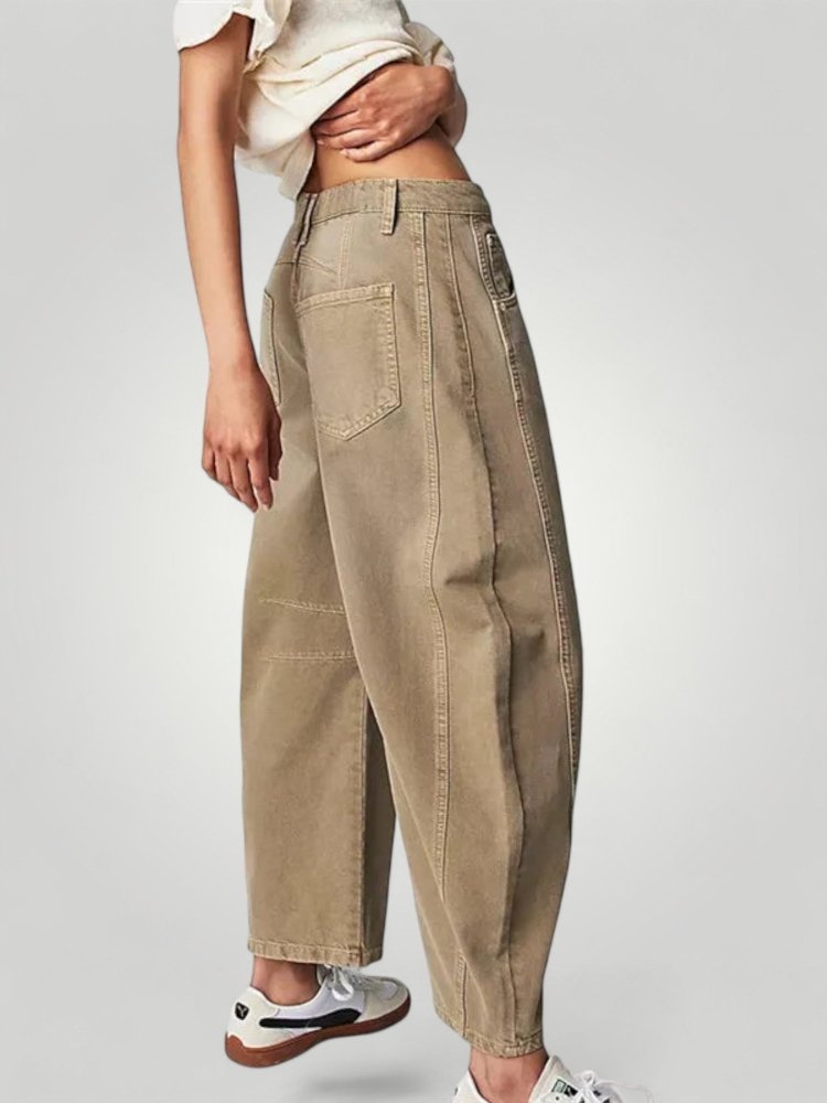 Vintage Jeans Damen mit Stilvollem Elefantenbein - Aurivio Mode