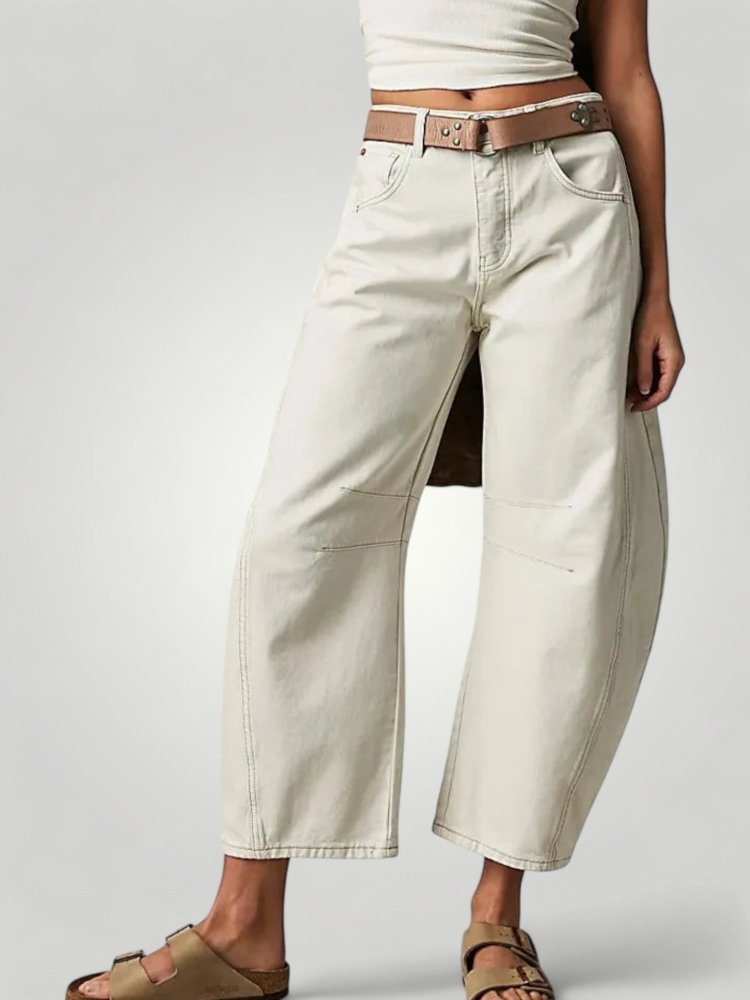 Vintage Jeans Damen mit Stilvollem Elefantenbein - Aurivio Mode