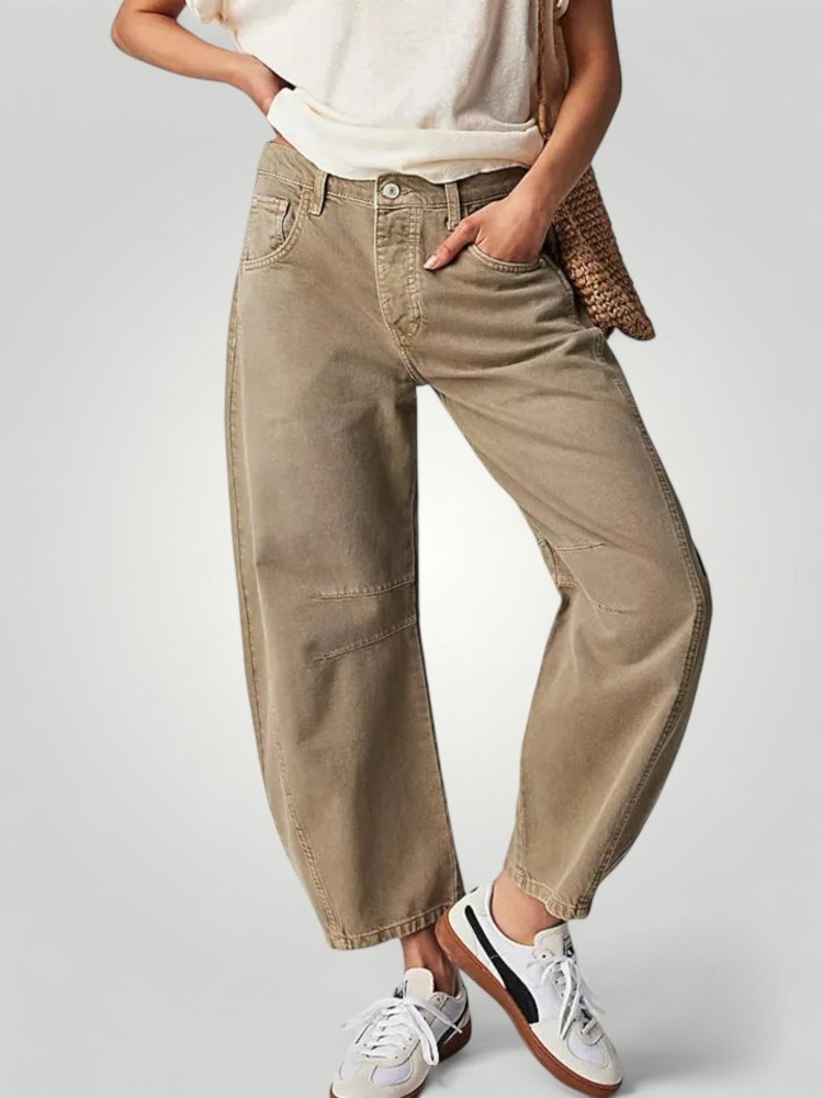 Vintage Jeans Damen mit Stilvollem Elefantenbein - Aurivio Mode