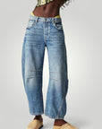 Vintage Jeans Damen mit Stilvollem Elefantenbein - Aurivio Mode