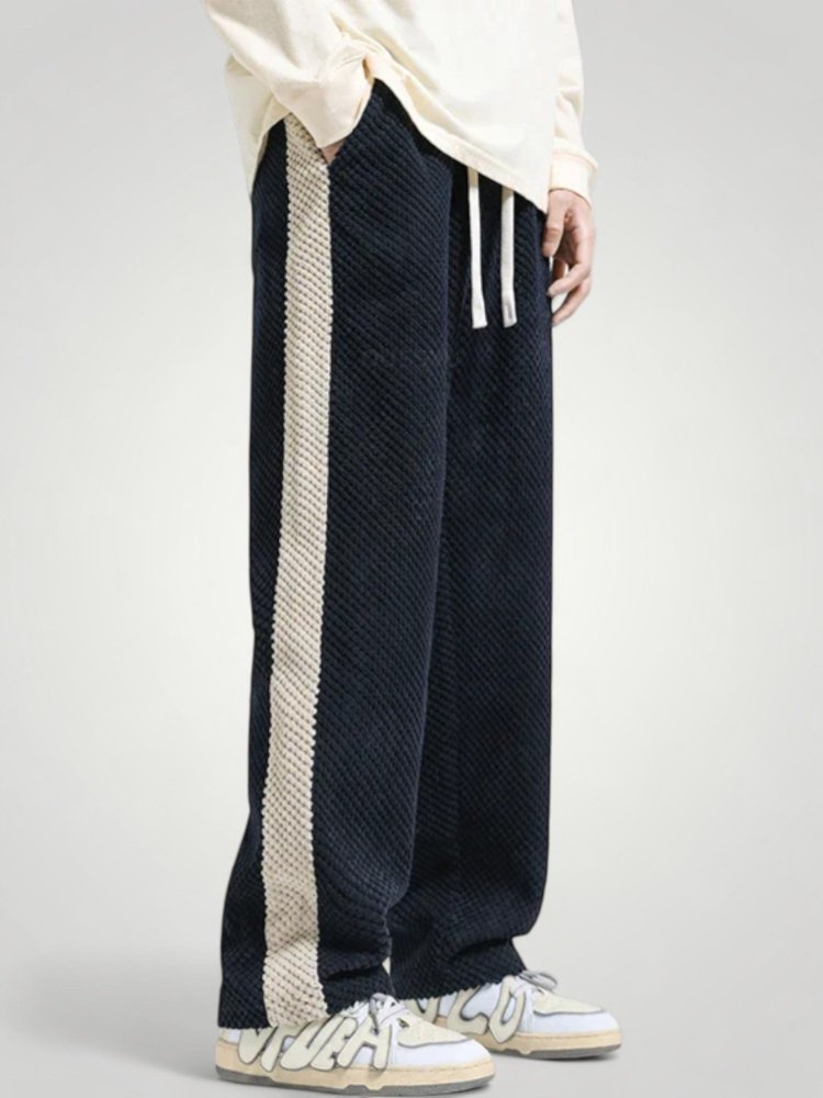 Waffelstruktur Jogginghose Damen im Urbanen Stil - Aurivio Mode