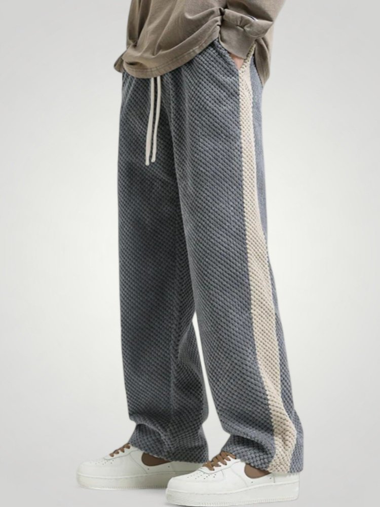 Waffelstruktur Jogginghose Damen im Urbanen Stil - Aurivio Mode