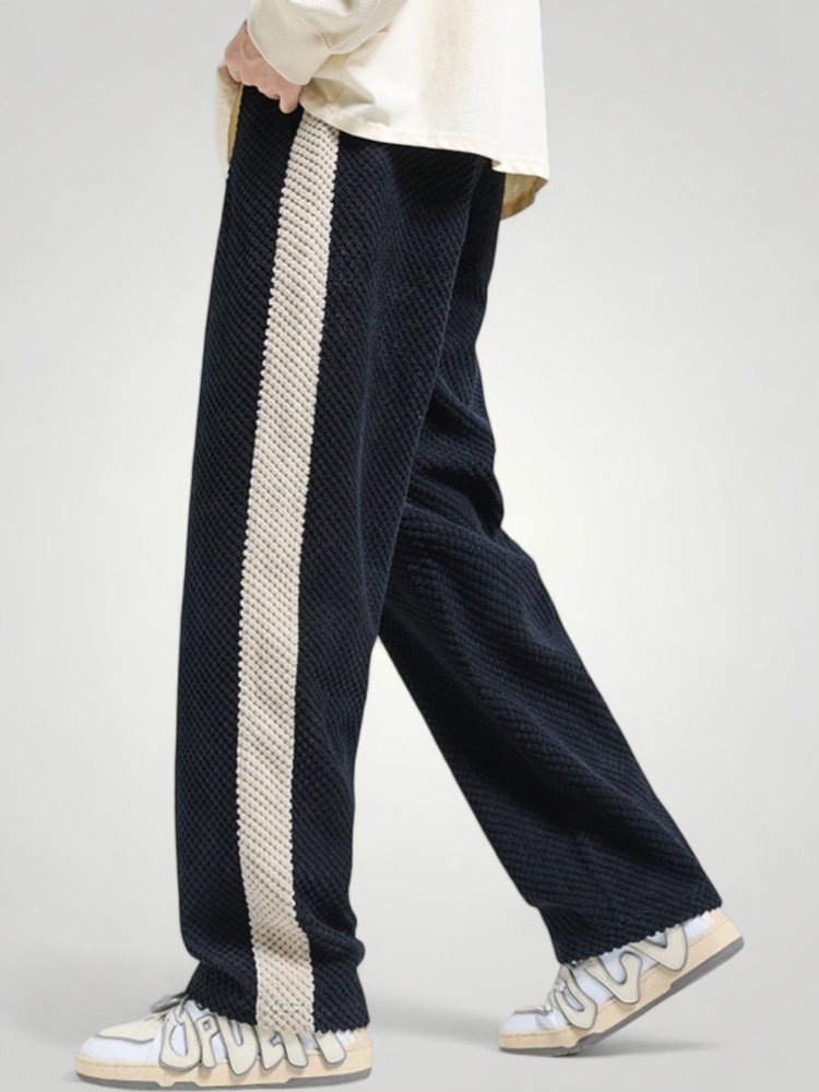 Waffelstruktur Jogginghose Damen im Urbanen Stil - Aurivio Mode