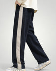 Waffelstruktur Jogginghose Damen im Urbanen Stil - Aurivio Mode