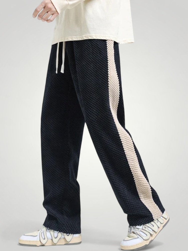 Waffelstruktur Jogginghose Damen im Urbanen Stil - Aurivio Mode