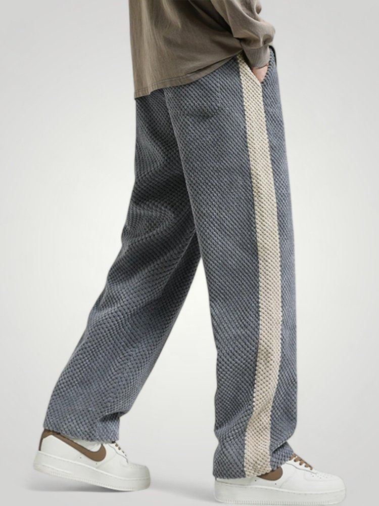 Waffelstruktur Jogginghose Damen im Urbanen Stil - Aurivio Mode