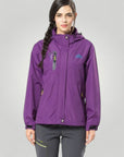 Wanderjacke Damen Wasserdicht Atmungsaktiv - Aurivio Mode