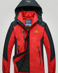 Wanderjacke Damen Wasserdicht Atmungsaktiv Lila - Aurivio Mode