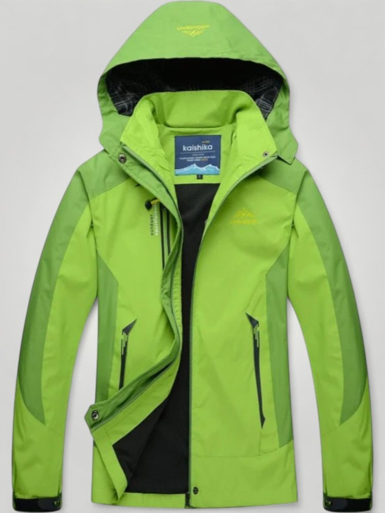 Wanderjacke Damen Wasserdicht Atmungsaktiv Lila - Aurivio Mode