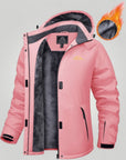 Warme Damenjacke mit Abnehmbarer Kapuze für Optimalen Komfort - Aurivio Mode