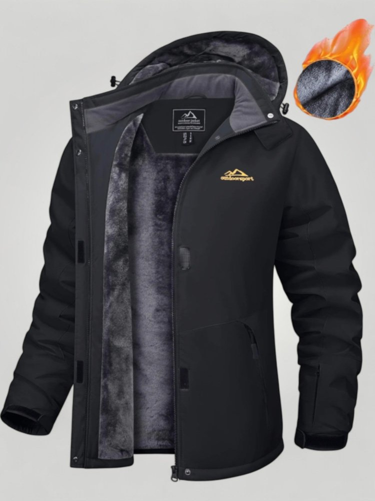 Warme Damenjacke mit Abnehmbarer Kapuze für Optimalen Komfort - Aurivio Mode