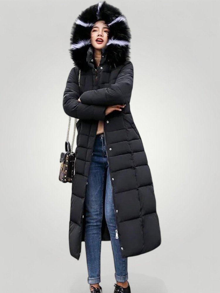 Warmer Parka mit Großem Pelzkragen für Stil und Komfort - Aurivio Mode