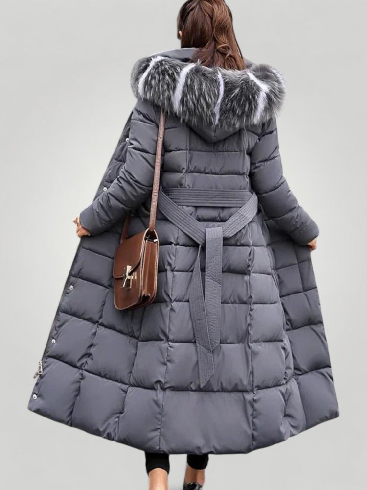 Warmer Parka mit Großem Pelzkragen für Stil und Komfort - Aurivio Mode