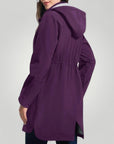 Wasserfeste Damenjacke mit Abnehmbarer Kapuze - Aurivio Mode