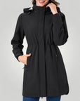Wasserfeste Damenjacke mit Abnehmbarer Kapuze - Aurivio Mode